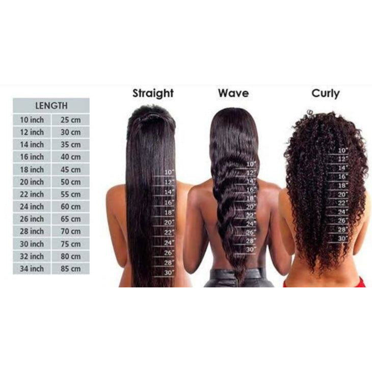 Afro-Straight hair bundles with Lace Frontal