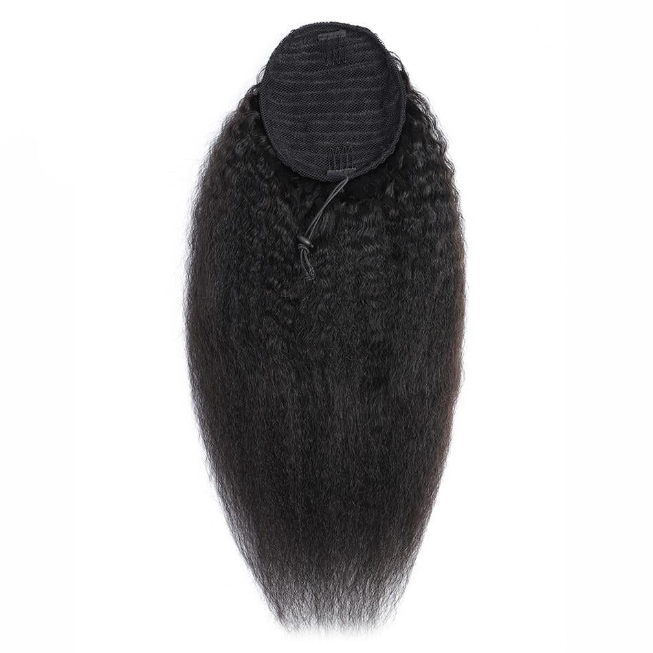Afro-Straight Ponytail
