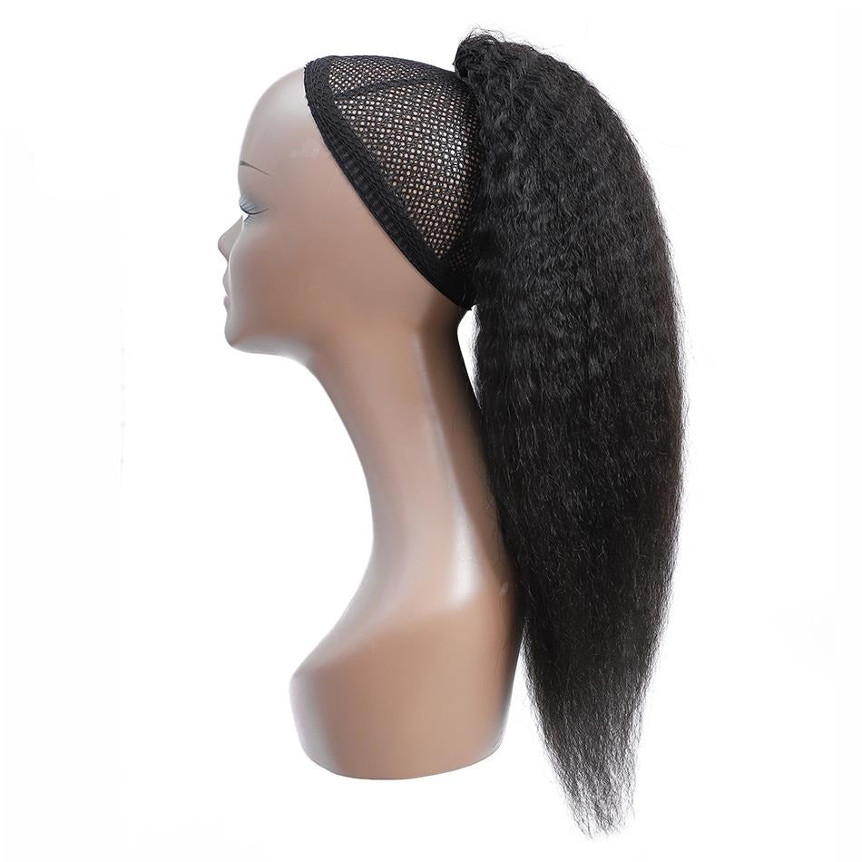 Afro-Straight Ponytail