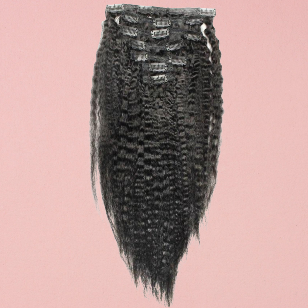 Kinky-Straight clip-ins