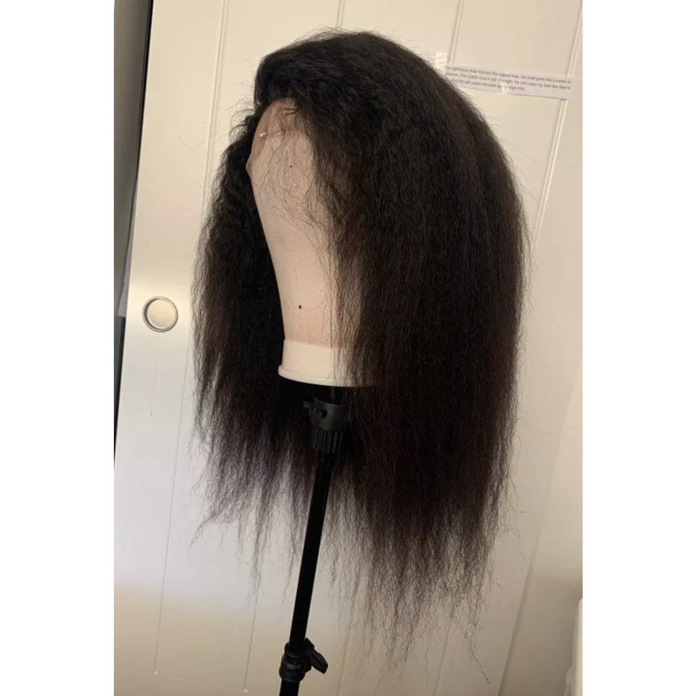 Afro-Straight hair bundles with Lace Frontal