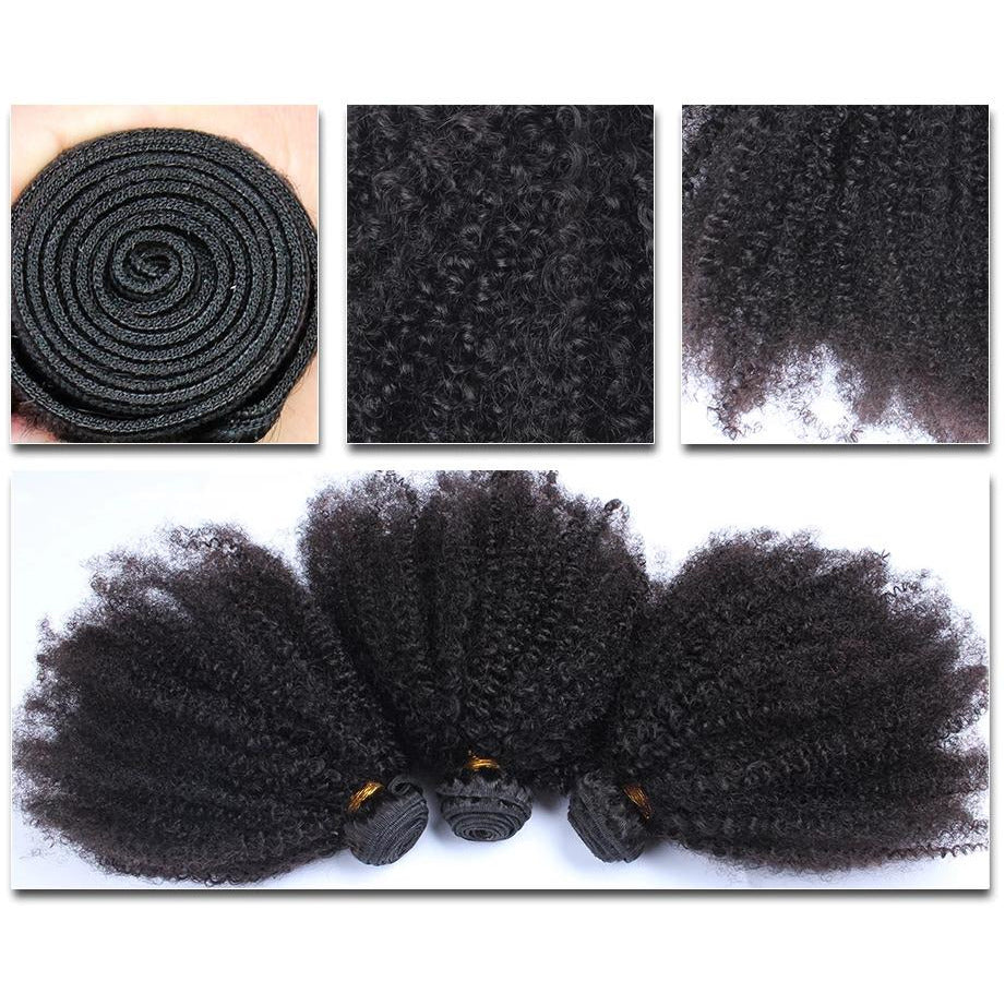 Afro Kinky Curly Bundles with Closure
